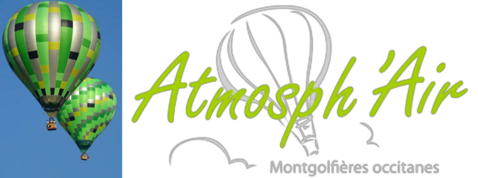 logo de la société Atmosph'Air montgolfières occitanes dans le Tarn